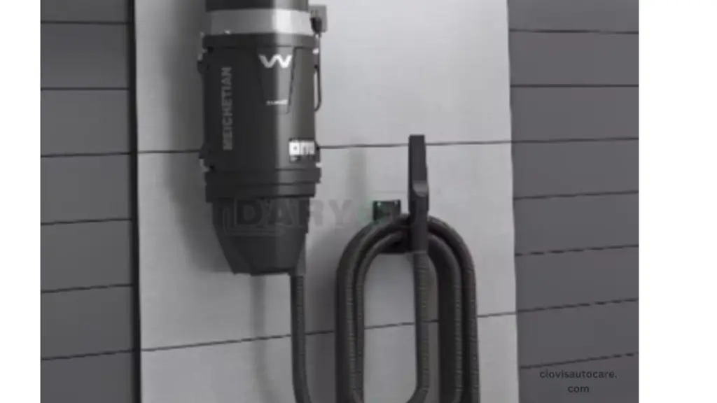 a wall mounted car vacuum cleaner for large workshops