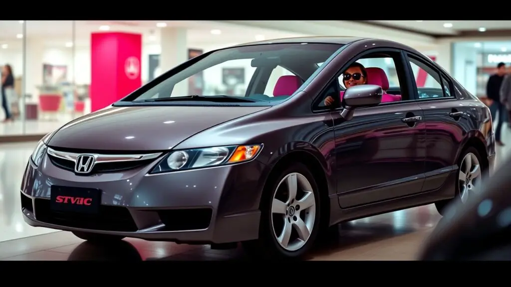 2008 honda civic with pink interior