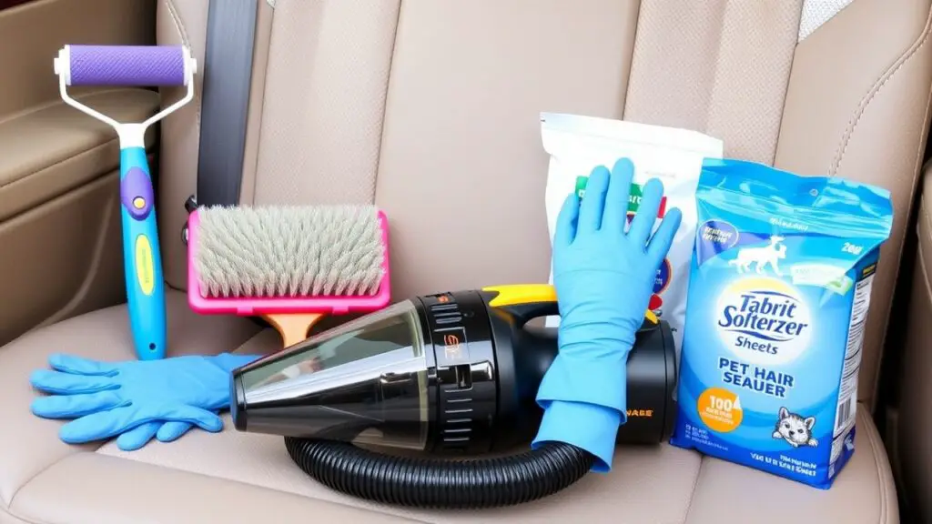 effective ways to remove pet hair from car upholstery