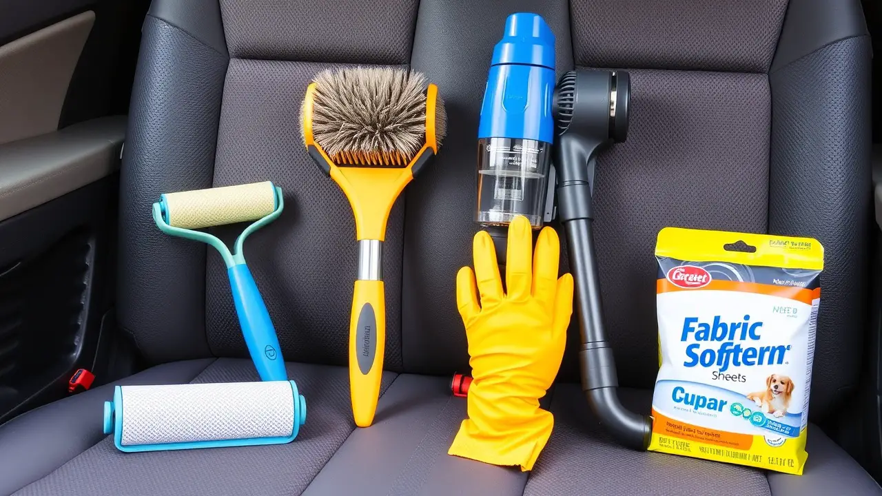 effective ways to remove pet hair from car upholstery