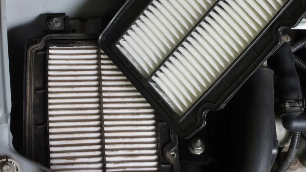 clean car air filter