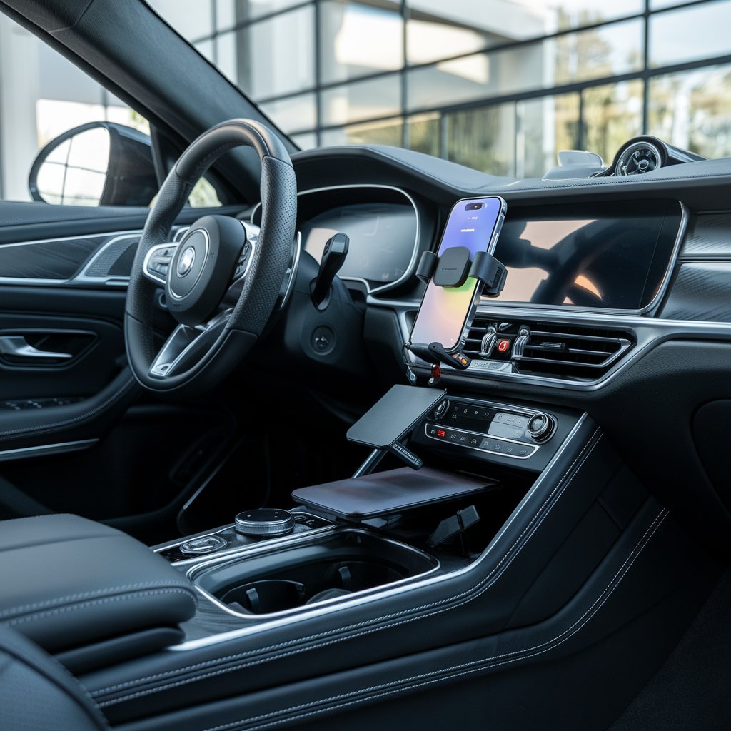 clean and organized car interior